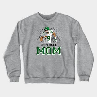 Football Mom // Retro Football Player Crewneck Sweatshirt